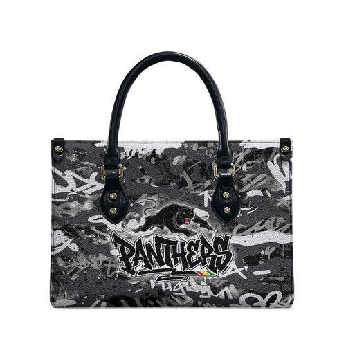 Penrith Panthers Rugby Leather Bag Graffiti Typography Urban Camo Abstract Street Style
