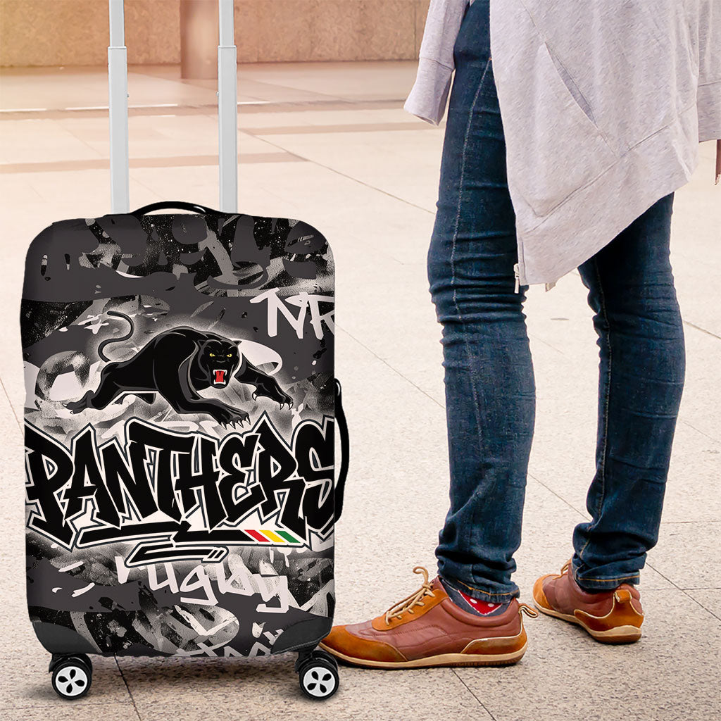Penrith Panthers Rugby Luggage Cover Graffiti Typography Urban Camo Abstract Street Style