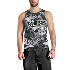 Penrith Panthers Rugby Men Tank Top Graffiti Typography Urban Camo Abstract Street Style