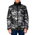 Penrith Panthers Rugby Padded Jacket Graffiti Typography Urban Camo Abstract Street Style