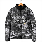 Penrith Panthers Rugby Padded Jacket Graffiti Typography Urban Camo Abstract Street Style