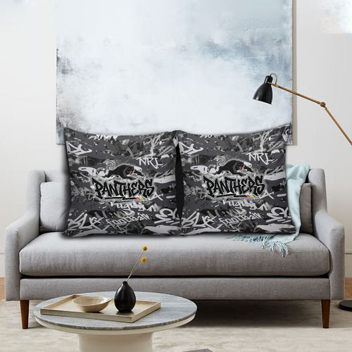 Penrith Panthers Rugby Pillow Cover Graffiti Typography Urban Camo Abstract Street Style