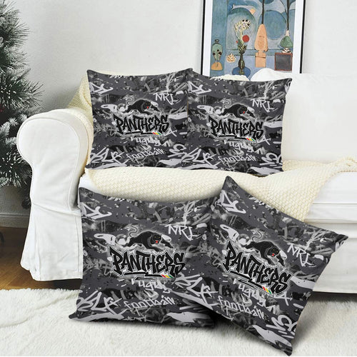 Penrith Panthers Rugby Pillow Cover Graffiti Typography Urban Camo Abstract Street Style