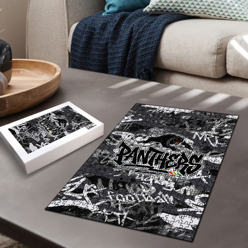 Penrith Panthers Rugby Puzzle Graffiti Typography Urban Camo Abstract Street Style