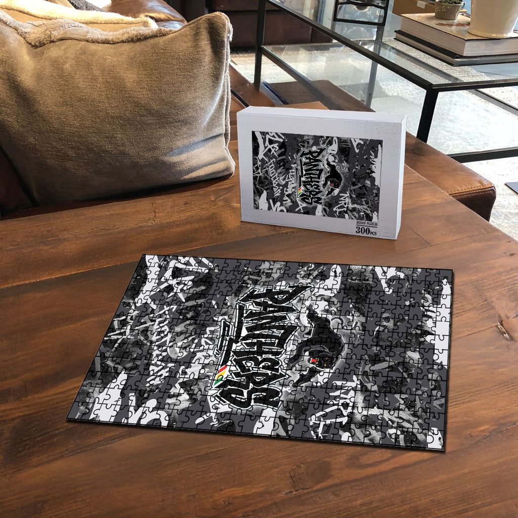 Penrith Panthers Rugby Puzzle Graffiti Typography Urban Camo Abstract Street Style