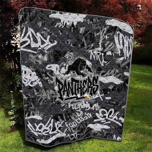 Penrith Panthers Rugby Quilt Graffiti Typography Urban Camo Abstract Street Style