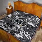 Penrith Panthers Rugby Quilt Graffiti Typography Urban Camo Abstract Street Style