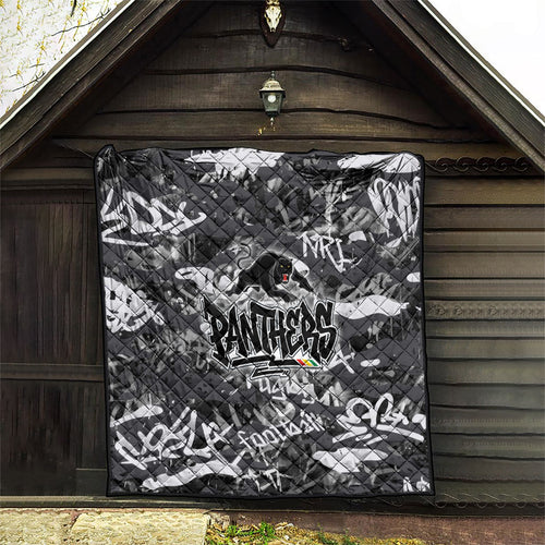 Penrith Panthers Rugby Quilt Graffiti Typography Urban Camo Abstract Street Style