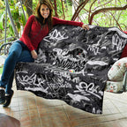 Penrith Panthers Rugby Quilt Graffiti Typography Urban Camo Abstract Street Style