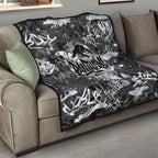 Penrith Panthers Rugby Quilt Graffiti Typography Urban Camo Abstract Street Style