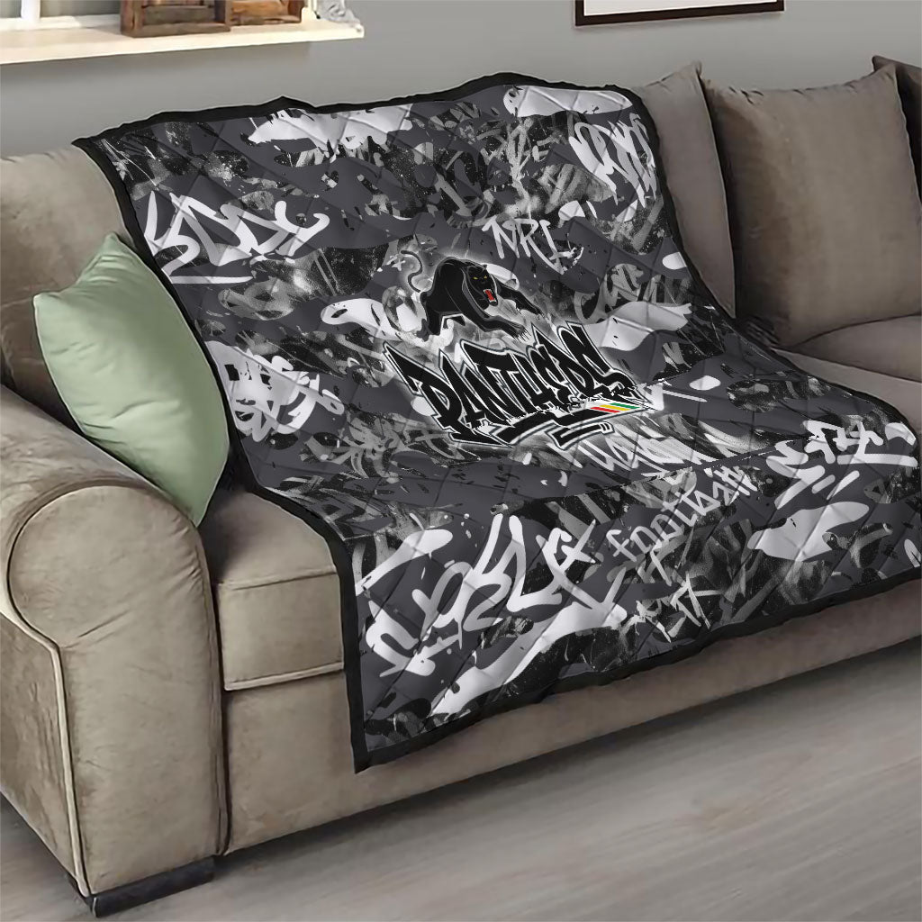 Penrith Panthers Rugby Quilt Graffiti Typography Urban Camo Abstract Street Style