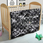 Penrith Panthers Rugby Quilt Graffiti Typography Urban Camo Abstract Street Style