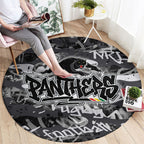 Penrith Panthers Rugby Round Carpet Graffiti Typography Urban Camo Abstract Street Style