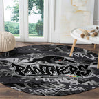Penrith Panthers Rugby Round Carpet Graffiti Typography Urban Camo Abstract Street Style