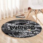 Penrith Panthers Rugby Round Carpet Graffiti Typography Urban Camo Abstract Street Style