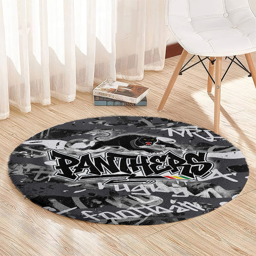 Penrith Panthers Rugby Round Carpet Graffiti Typography Urban Camo Abstract Street Style