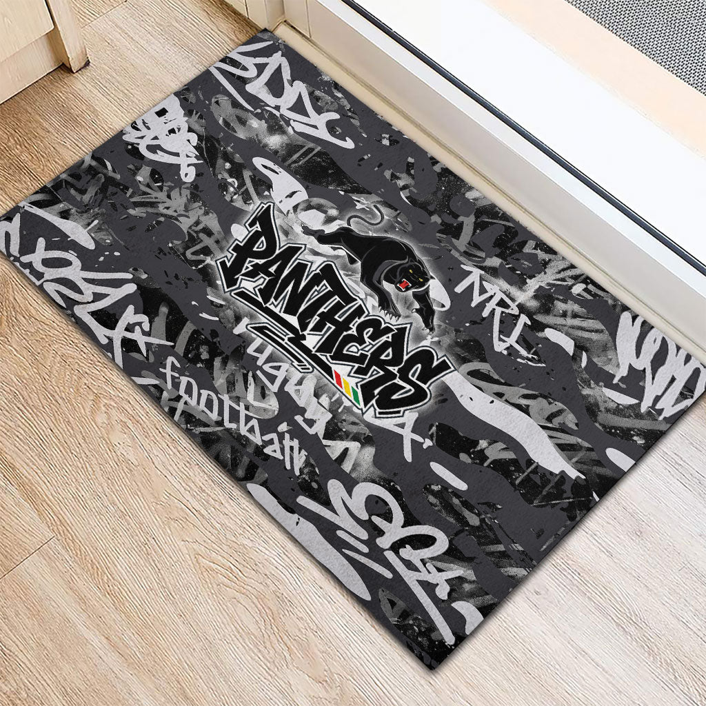 Penrith Panthers Rugby Rubber Doormat Graffiti Typography Urban Camo Abstract Street Style