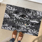 Penrith Panthers Rugby Rubber Doormat Graffiti Typography Urban Camo Abstract Street Style