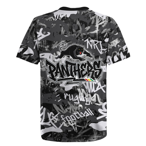 Penrith Panthers Rugby Rugby Jersey Graffiti Typography Urban Camo Abstract Street Style