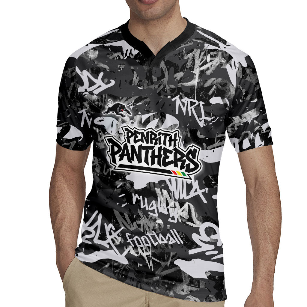 Penrith Panthers Rugby Rugby Jersey Graffiti Typography Urban Camo Abstract Street Style