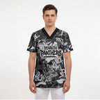 Penrith Panthers Rugby Scrub Top Graffiti Typography Urban Camo Abstract Street Style