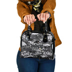 Penrith Panthers Rugby Shoulder Handbag Graffiti Typography Urban Camo Abstract Street Style