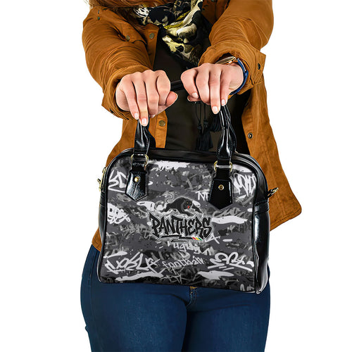 Penrith Panthers Rugby Shoulder Handbag Graffiti Typography Urban Camo Abstract Street Style