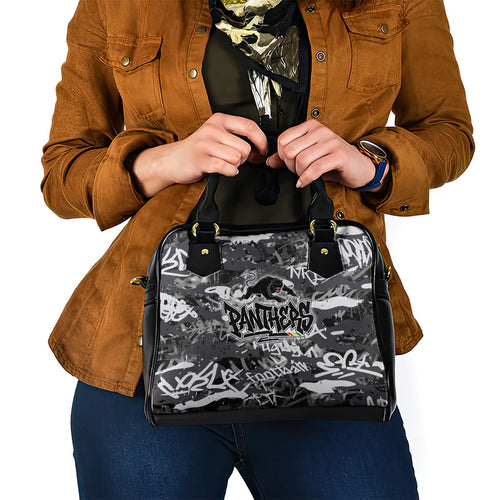 Penrith Panthers Rugby Shoulder Handbag Graffiti Typography Urban Camo Abstract Street Style