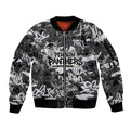 Penrith Panthers Rugby Sleeve Zip Bomber Jacket Graffiti Typography Urban Camo Abstract Street Style
