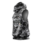 Penrith Panthers Rugby Sleeveless Hoodie Graffiti Typography Urban Camo Abstract Street Style