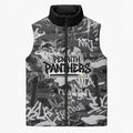 Penrith Panthers Rugby Sleeveless Puffer Jacket Graffiti Typography Urban Camo Abstract Street Style
