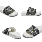 Penrith Panthers Rugby Slide Sandals Graffiti Typography Urban Camo Abstract Street Style