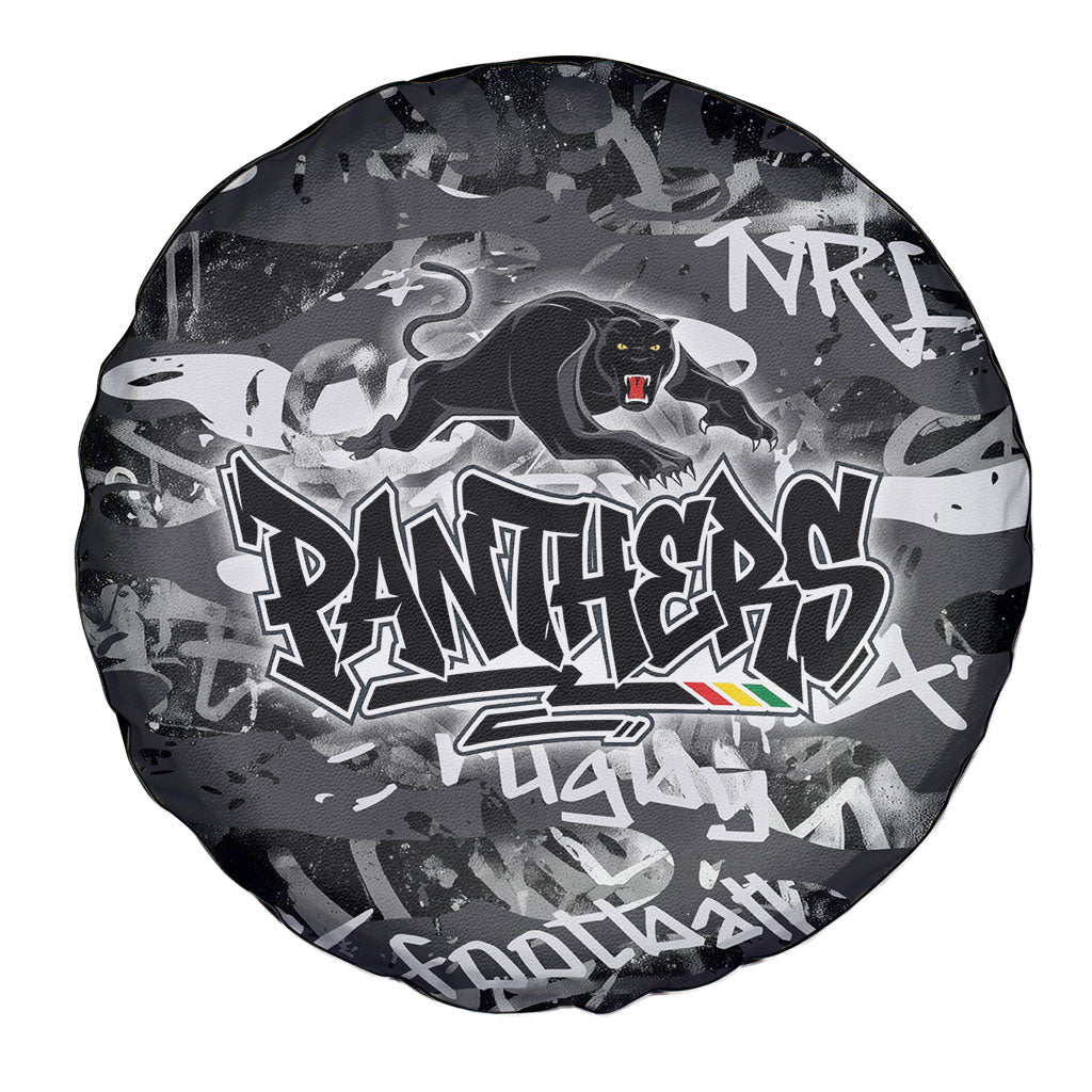 Penrith Panthers Rugby Spare Tire Cover Graffiti Typography Urban Camo Abstract Street Style