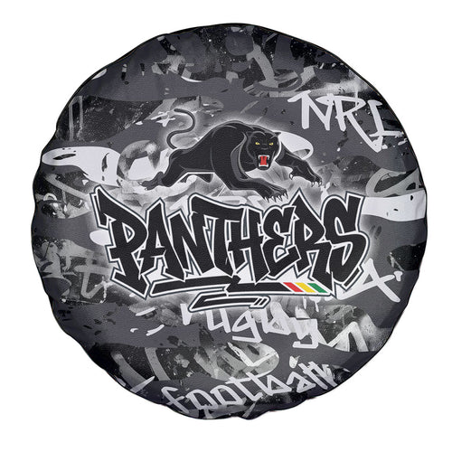 Penrith Panthers Rugby Spare Tire Cover Graffiti Typography Urban Camo Abstract Street Style