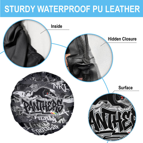 Penrith Panthers Rugby Spare Tire Cover Graffiti Typography Urban Camo Abstract Street Style