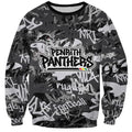 Penrith Panthers Rugby Sweatshirt Graffiti Typography Urban Camo Abstract Street Style