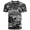 Penrith Panthers Rugby T Shirt Graffiti Typography Urban Camo Abstract Street Style