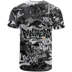 Penrith Panthers Rugby T Shirt Graffiti Typography Urban Camo Abstract Street Style