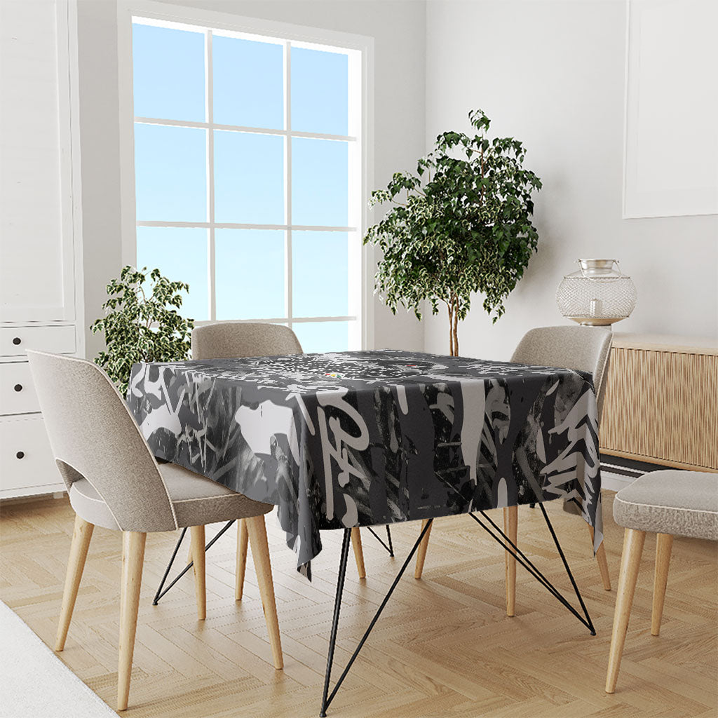 Penrith Panthers Rugby Tablecloth Graffiti Typography Urban Camo Abstract Street Style