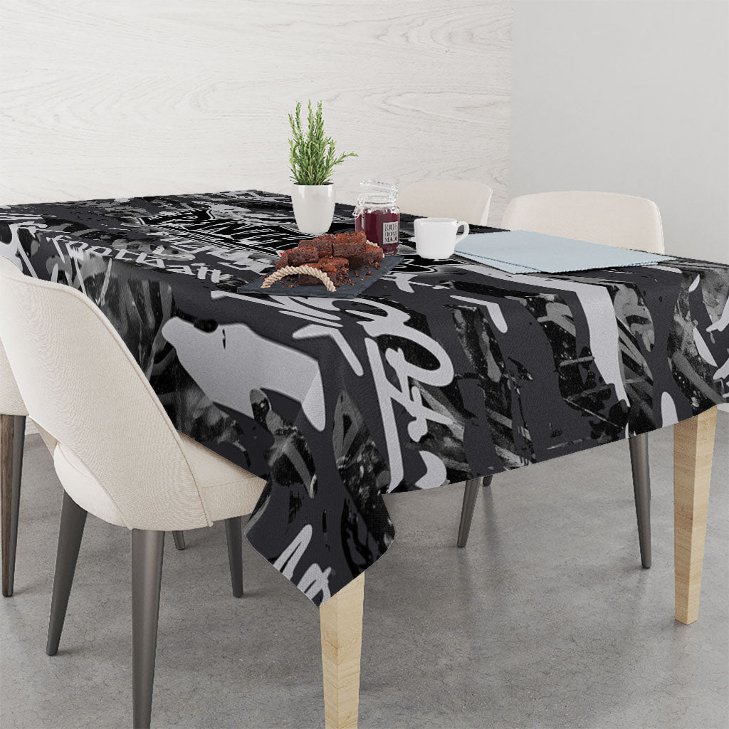 Penrith Panthers Rugby Tablecloth Graffiti Typography Urban Camo Abstract Street Style