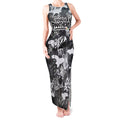 Penrith Panthers Rugby Tank Maxi Dress Graffiti Typography Urban Camo Abstract Street Style