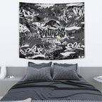 Penrith Panthers Rugby Tapestry Graffiti Typography Urban Camo Abstract Street Style