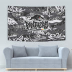 Penrith Panthers Rugby Tapestry Graffiti Typography Urban Camo Abstract Street Style