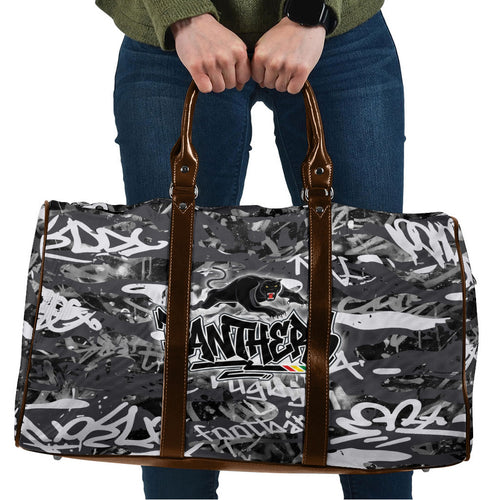 Penrith Panthers Rugby Travel Bag Graffiti Typography Urban Camo Abstract Street Style