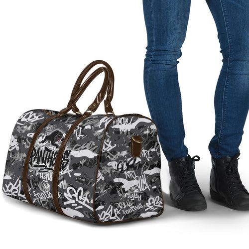Penrith Panthers Rugby Travel Bag Graffiti Typography Urban Camo Abstract Street Style