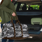 Penrith Panthers Rugby Travel Bag Graffiti Typography Urban Camo Abstract Street Style