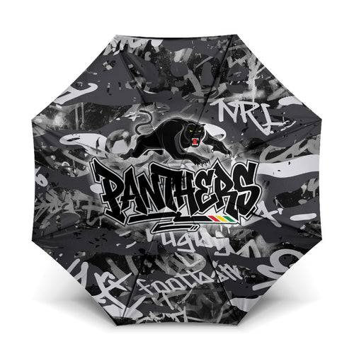 Penrith Panthers Rugby Umbrella Graffiti Typography Urban Camo Abstract Street Style