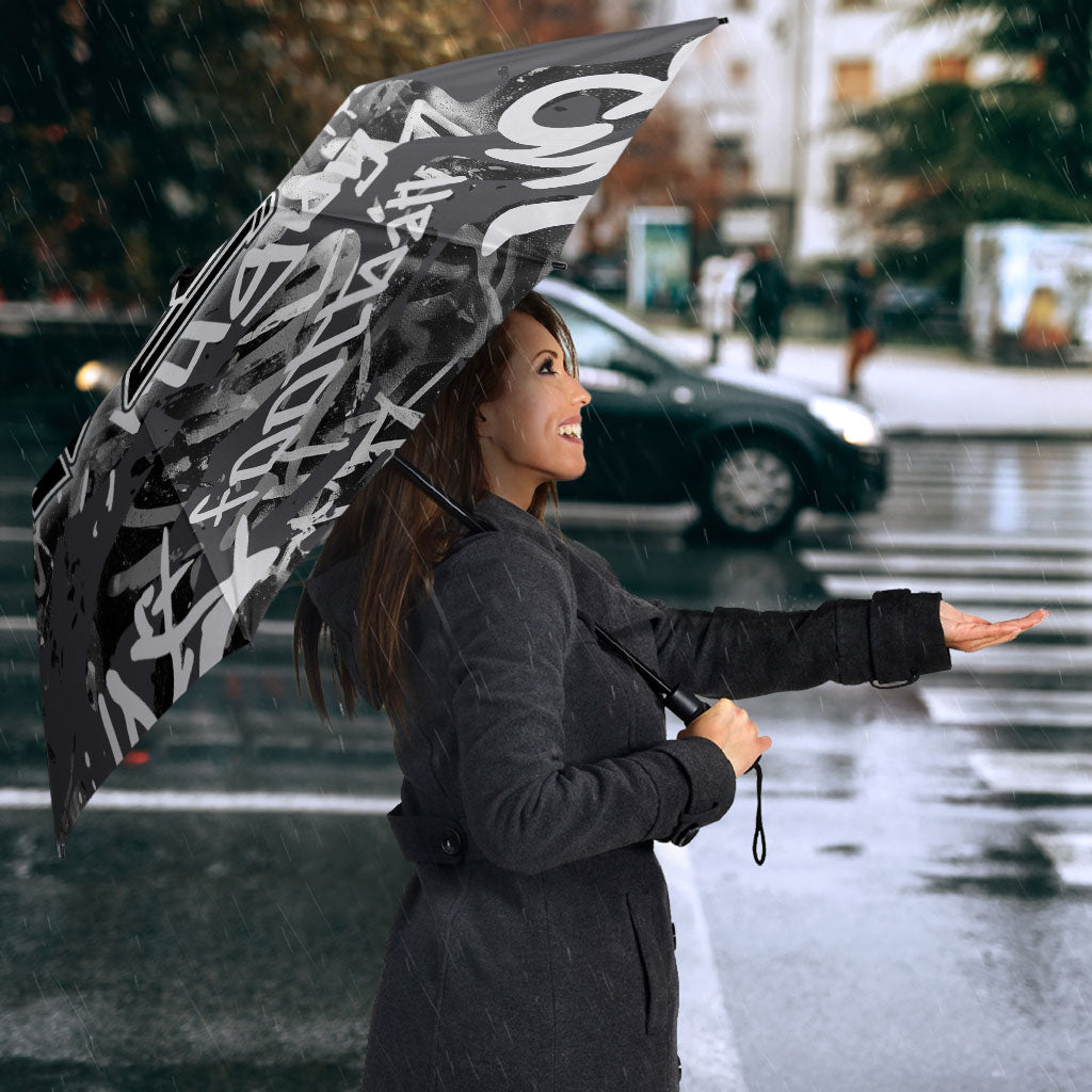 Penrith Panthers Rugby Umbrella Graffiti Typography Urban Camo Abstract Street Style