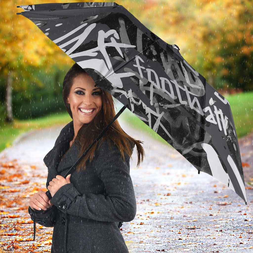 Penrith Panthers Rugby Umbrella Graffiti Typography Urban Camo Abstract Street Style