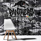 Penrith Panthers Rugby Window Curtain Graffiti Typography Urban Camo Abstract Street Style